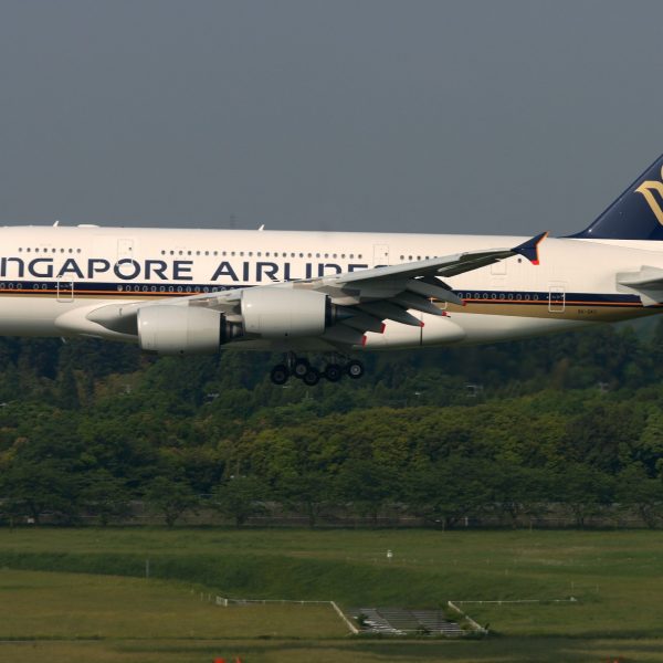 Exterior of Singapore Airlines A380-300 Aircraft