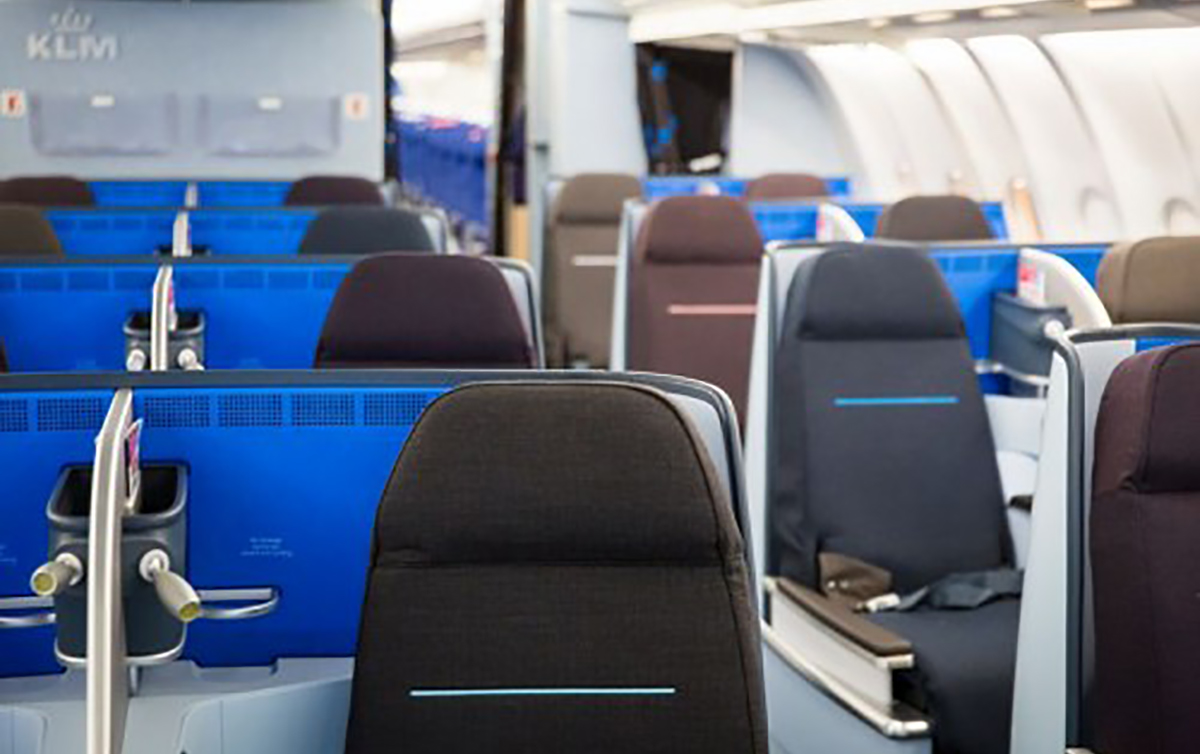 KLM World Business Class cabin
