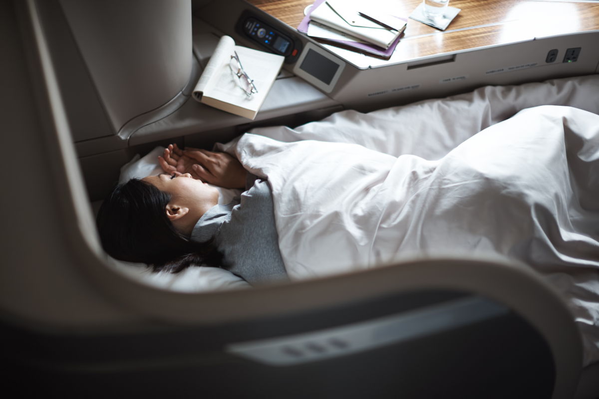 Cathay Pacific First Class Cabin
