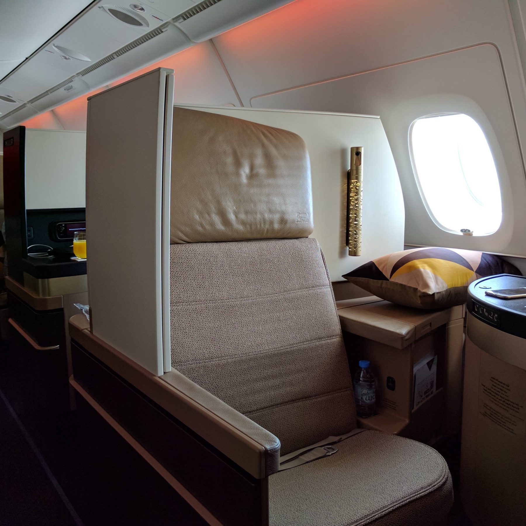 Etihad Business Class Cabin – A380 Image