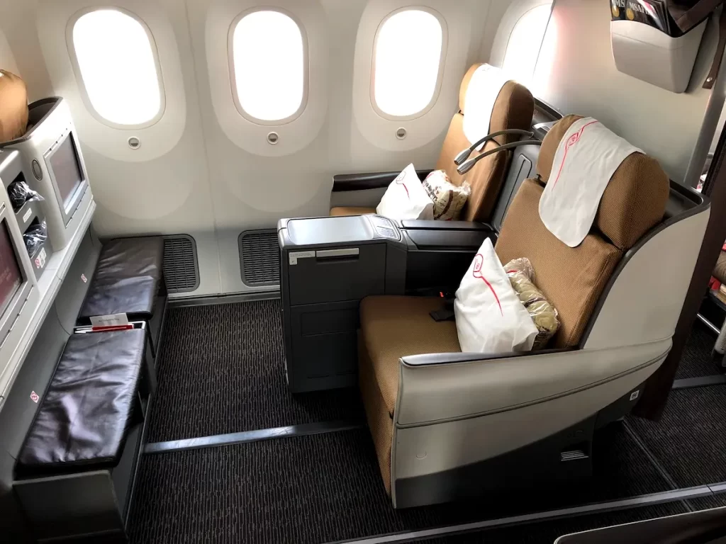 Business class with Kenya Airways